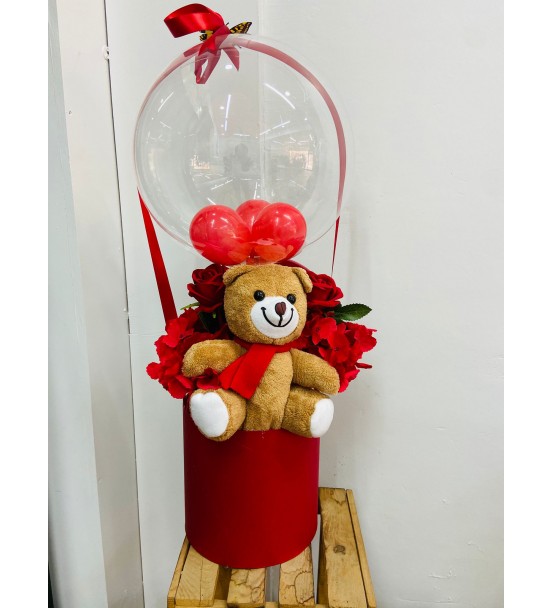 kutu balon ayıcık